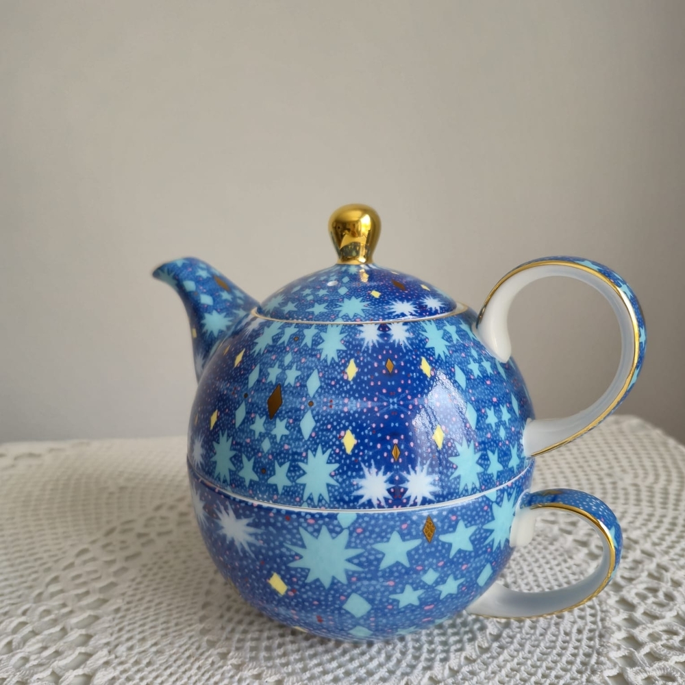 Fine Porcelain Tea Set - Picture 7 of 9